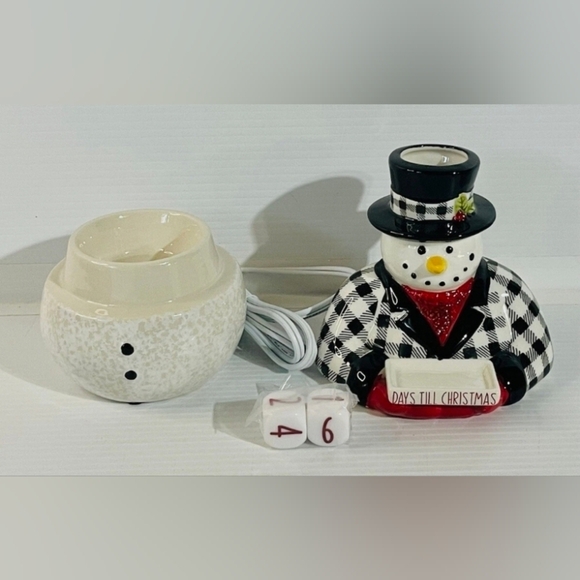 Scentsy Kickoff To Christmas Snowman Countdown Wax Melt Warmer Festive Winter - Picture 6 of 7